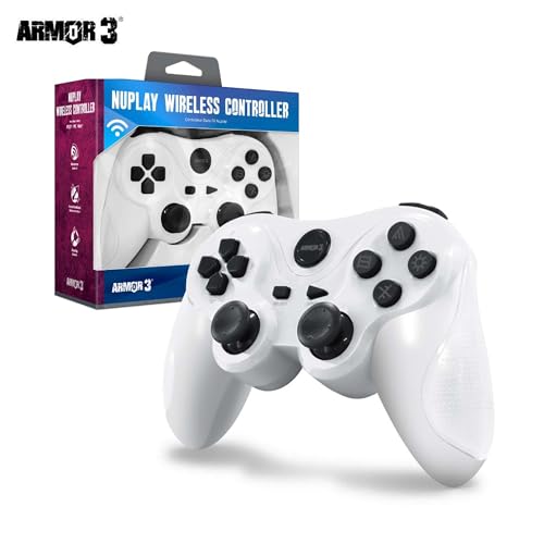 Armor3 "Nuplay" Wireless Game Controller for PS3(Playstation 3) - White