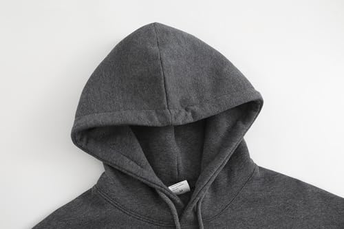 Image of Maydear Custom Hoodie Unisex Pullover Sweatshirt Dark Gray | Personalized with Photo, Logo or Text, For Men & Women