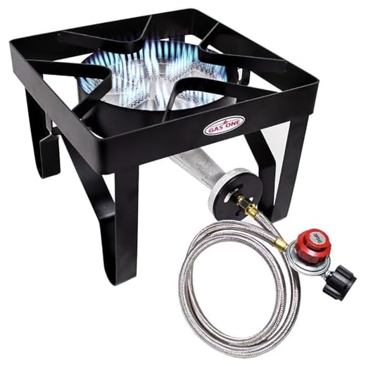 200K BTU Heavy-Duty Outdoor Propane Burner