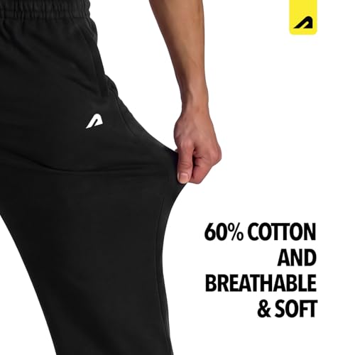 Image of Boldfit Track Pants for Man Wide Leg Baggy Track Pants Cotton Blend Baggy Trackpants for Men Korean Wide Leg Pants for Men Lower for Man Casual Trousers & Lounge Joggers with Pockets