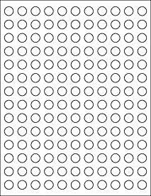 Dice Stickers 1/2in Round 154 Stickers WONST5EA1