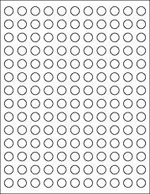 Wondertrail Dice Stickers 1/2in Round 154 Stickers WONST5EA1