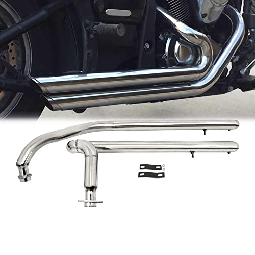 Tuyau d'échappement résistant en inox pour réparer la Kawasaki Vulcan S 900