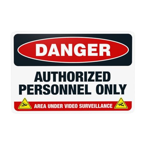 Cartel de metal con advertencia de seguridad para negocios, oficina, carretera, hogar, calle, pared, decoración personalizada, fácil de montar, 30 x 20 cm