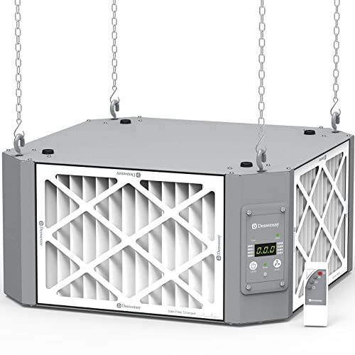 Denwenny 360° Air Filtration System Woodworking - 1050/1350 CFM