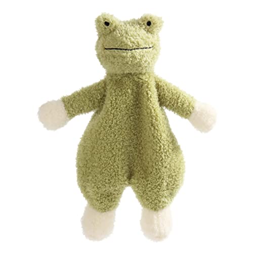 Apricot Lamb - Schlaf-gut-Frosch Schmusetuch Plüsch Komfort Kuscheltier für Babys - weich & waschbar - 25 cm