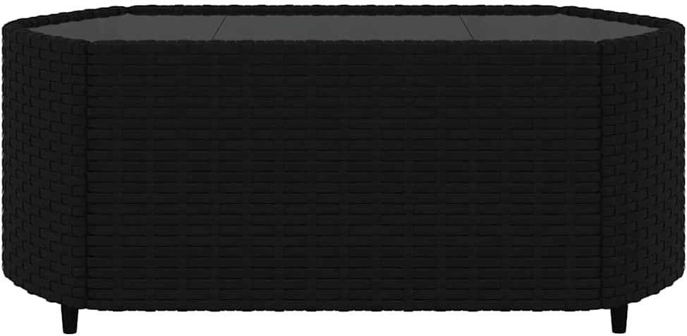 Patio Lounge Set Black, White, Outdoor Sofas, 319743