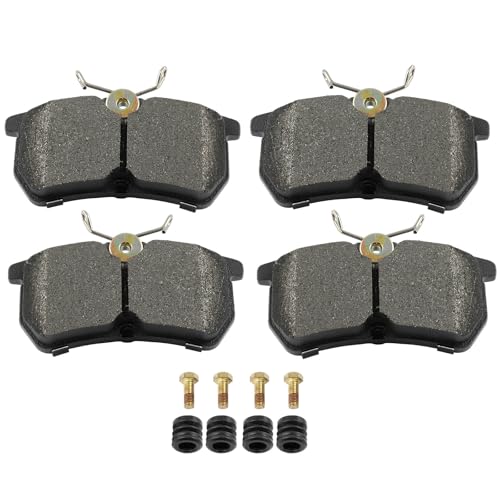 Image of SCITOO D886 Rear Metal Brake Pads Sets w /Hardware Replacement For Ford For Fiesta 2014-2019,For Ford For Focus 2001-2007