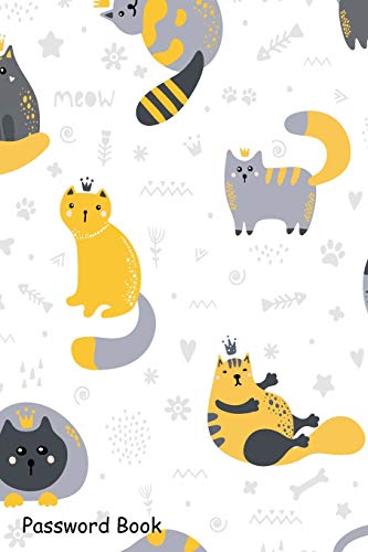 Password Book: Include Alphabetical Index With Cute Scandinavian Style Cats Meow Password Book: Include Alphabetical Index With Cute Scandinavian Style Cats Meow