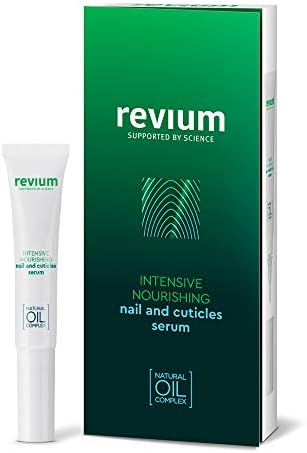 Revium Intensive Nourishing Nail And Cuticles Serum, Specialist Care Product With Myrrh, Cotton, Almond, Canola And Wheat Germ Oils, Eriched With Vitamins (A, E, F, and C), Lecithin, 7ml