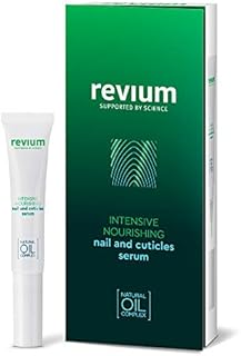 Revium Intensive Nourishing Nail And Cuticles Serum, Specialist Care Product With Myrrh, Cotton, Almond, Canola And Wheat Germ Oils, Eriched With Vitamins (A, E, F, and C), Lecithin, 7ml