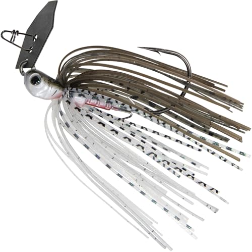 Z-Man ChatterBait Jack Hammer Baby Jack - 1/2 oz - Green Pumpkin Shad 1/2 oz