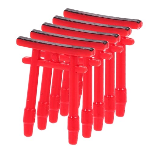 Figurines Torii Gate japonaises en lot de 5 pour l'aquariophilie zen et micro paysage