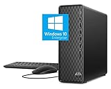 HP 2021 Newest Slim Desktop Tower PC, Intel Celeron G5905 Processor, 16GB DDR4 RAM, 1TB PCIe SSD, HDMI, DVD-RW, WiFi, Bluetooth, Wired Keyboard & Mouse, Windows 10 Enterprise, KKE Mousepad