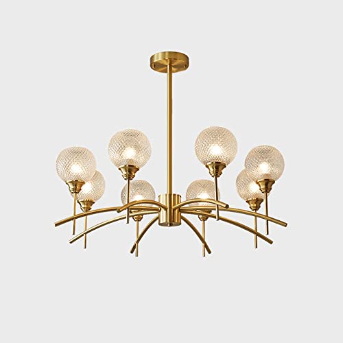 Lumières de lustre sputnik design laiton pour éclairer le salon et la cuisine