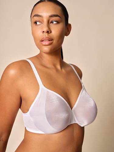 Image of Gossard Glossies Sheer Underwire Bra - Barely-There Moulded Plunge, Invisible Under Clothing