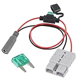 BMMOREN 50A Anderson Plug to DC Female Plug Power Cord for Mini, Mini Anderson Adapter Power Cable for Cars, Camping, RVs