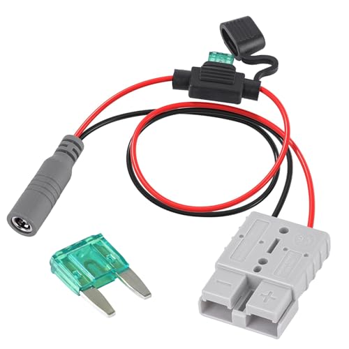 BMMOREN 50A Anderson Plug to DC Female Plug Power Cord for Mini, Mini Anderson Adapter Power Cable for Cars, Camping, RVs