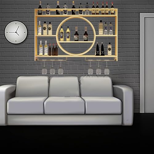 Casier à verres à vin mural anti-encombrement pour petits espaces