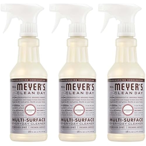 MRS. MEYER'S CLEAN DAY Multi-Surface Cleaner, Lavender, 16 fl oz, 3 Pack
