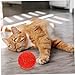 BESPORTBLE 6pcs Interactive Pet Toys Bells Cat Toys for Kittens and Cats Promotes Exercise and Keeps Pets Engaged Random Colors