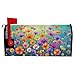 Wamika Seasonal Nature Spring Summer Autumn Winter Flowers Mailbox Covers Standard Size Abstract Floral Watercolor Rainbow Dandelion Poppy Magnetic Mail Wraps Cover Letter Post Box 21