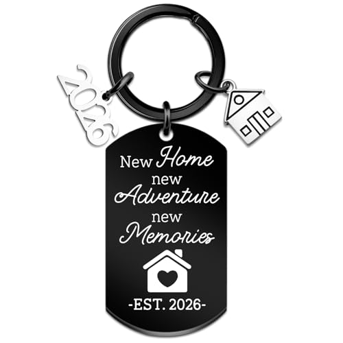 Yaxkvapu New Home Keychain 2026 House Warming GIfts New Apartment