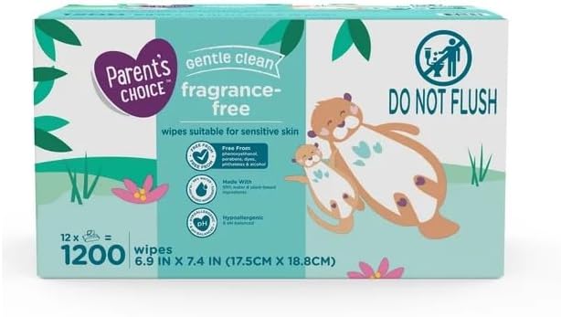 GenericFragrance-Free Baby Wipes, 1200 Count