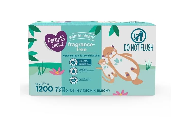 Fragrance-Free Baby Wipes, 1200 Count