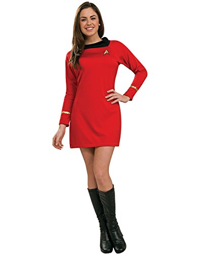 Rubies Damen Star Trek Classic Deluxe Kleid Kostüme in Erwachsenengröße, Mehrfarbig, X-Klein