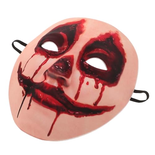 Masque Halloween sanglant Eva avec éclaboussures réalistes pour adulte