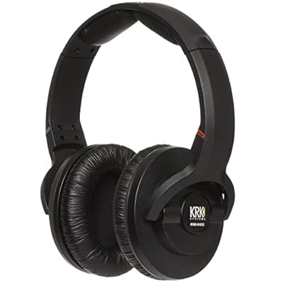 KRK KNS 6402 Studio Mixing/Mastering Headphones, Black (KNS-6402)