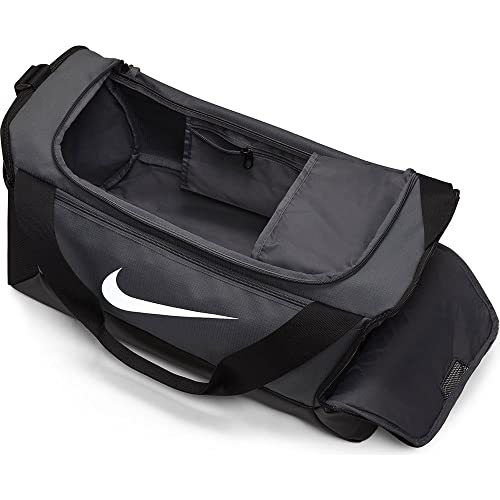 NIKE DM3976-026 NK BRSLA S DUFF - 9,5 (41L) Gym Bag Unisex Adult FLINT GREY/BLACK/WHITE Size MISC - Image 4