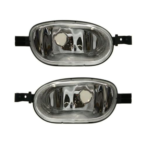BYRXMO for GMC for Envoy 2002-2009 for Envoy XL 2002-2006 for Envoy XUV 2004-2005 Park Corner Light Turn Signal Side Marker Lamp Assembly Set Pair Plastic Front Left Right White Clear-Lens