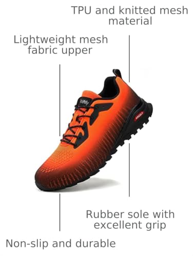Image of Kricely Men's Trail Running Shoes Fashion Walking Hiking Sneakers for Men Tennis Cross Training Shoe Outdoor Snearker Mens Casual Workout Footwear