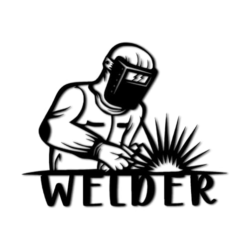 Welder Artwork Metal Wall Art Decor Metal Signs Outdoor Decor