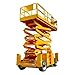 Full Electric Mobile Scissor Lift Platform, Hydraulic Self-Propelled Scissor Lift for Industrial Aerial Work & Maintenance