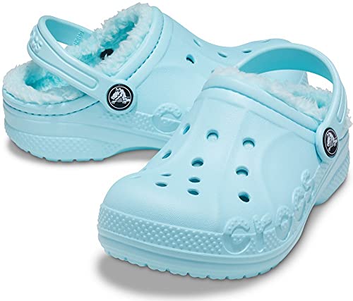 Crocs Baya Lined Clog | Kids' Slippers, Ice Blue, 12 Us Unisex Little #TOP2