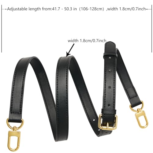 Image of Vachetta Leather purse strap Genuine Leather Adjustable Replacement Strap for Shoulder Bag Handbag Purse