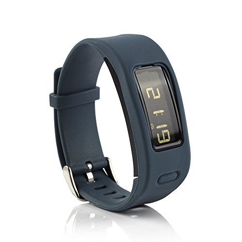 Correa de reemplazo y accesorios, de Honecumi, para reloj inteligente Garmin Vivofit; talla única, gris pizarra Cover