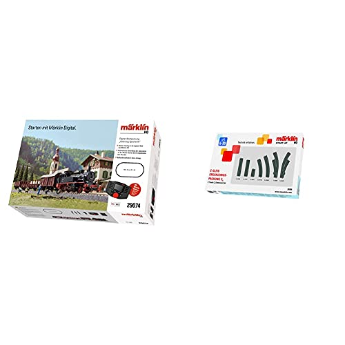Märklin BR 74 Digital-Startpackung Güterzug Epoche 3, Spur H0 Modelleisenbahn, viele Soundfunktionen, mit Mobile Station…