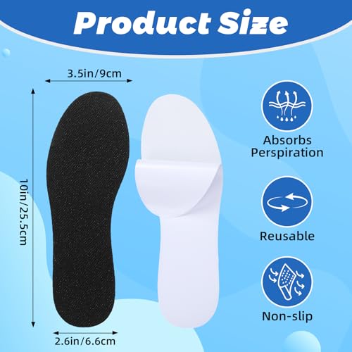 5 Pares de Plantillas Adhesivas para Sandalias Mujer miniatura 2