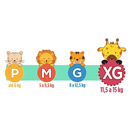 Personal Fralda Baby Premium Protection Extra Grande, 50 unidades