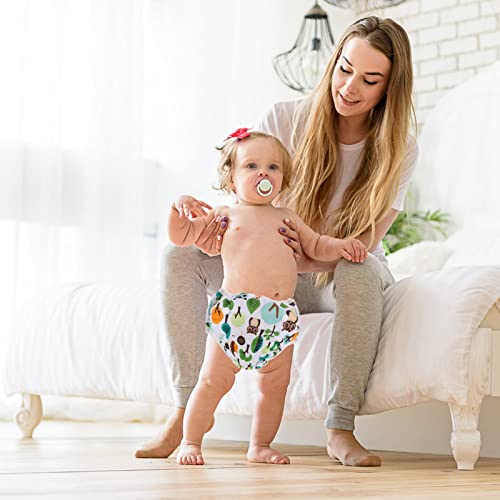 BESPORTBLE 2 Pcs Bebê Nadar Fraldas Reutilizável Nadar Roupa Interior para Meninos Meninos Meninas V