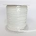 PEPPERLONELY Brand 100 Yard/Roll Metallic Flat Sequin Trim 5mm(3/16 Inch), White