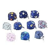 CALLARON 1pièce Cap Coton Imprimé pour Salon De Beauté Et Opérations Dentaires Confort...