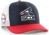 47 MLB Homerun Cooperstown Adjustable Snapback Mesh Trucker Hat, Adult One Size Fits All - Chicago White Sox, Chicago White Sox Navy