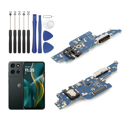 Dock Connector for Motorola Moto G 5G 2025 Charging Port Replacement for Motorola Moto G 5G 2025 XT2513V XT2513-1 XT2513-2 USB Charger Board Flex Cable Parts with Tools
