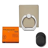 MAXROCK TM Universal Ring Phone Car Holder Mount and Stand for Iphone 4s, 5 ,6, 6plus Andriod Phones, Tablets - (Gold) ...