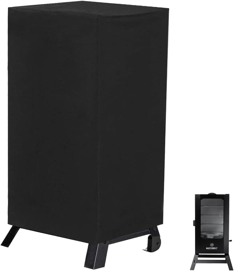 40 Inch Electric Smoker Cover for Masterbuilt, Waterproof Grill Cover for Masterbuilt 40-Inch Digital Vertical BBQ Smoker Outdoor, Black